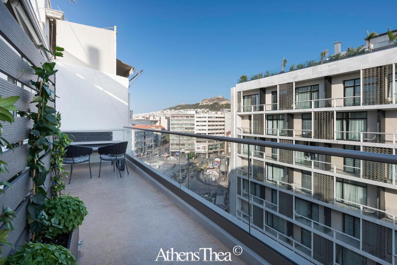 Athensthea Alpha Luxury Penthouse Apt In Omonia Buitenkant foto